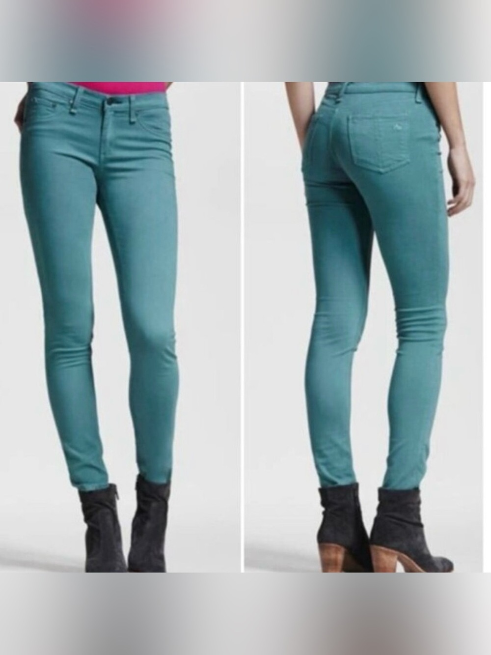 rag & bone Soft Teal Legging Pant | Size 25